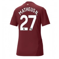 Manchester City Matheus Nunes #27 Tredjeställ Dam 2024-25 Kortärmad